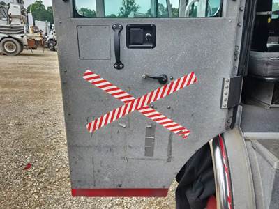 Used 2002 Spartan Gladiator Rear Left Interior Door Panel, Chrome Aluminum, Manual