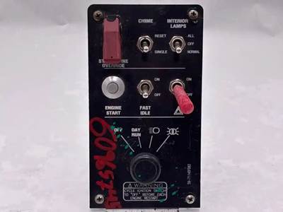 (Used) Cab & Cab Parts, Interior Misc Parts- Controls: Stop Engine Override,