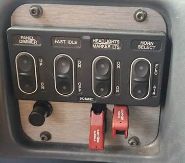 (Used) 2012 Kovatch Firetruck, Miscellaneous Dash Switches- Controls: Panel