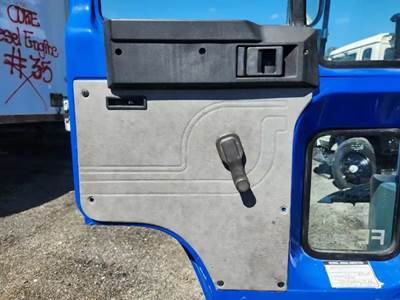 Used 1997 Volvo FE Left Interior Door Panel, Grey Manual Vinyl