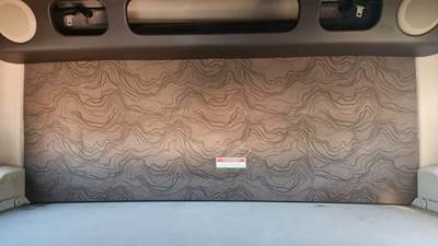 Used 2017 Volvo VNL Top Bunk Headliner, Brown Fabric