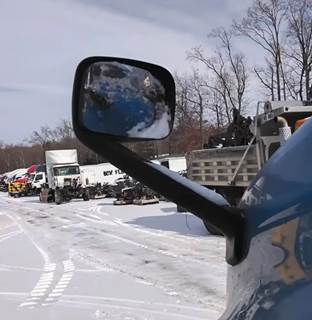 Freightliner Cascadia 126 Left Mirror