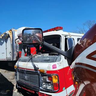 International LT625 Left Mirror