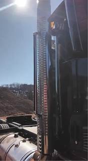 Caterpillar CT13 Muffler Shield for a 2015 International CT660