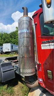 International MaxxForce 15 Muffler Shield for a 2012 International PayStar 5900i