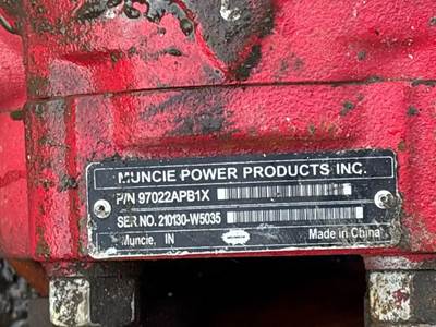 Muncie PTO for a 2000 Western Star 4900