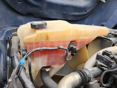 Freightliner Cascadia 125 Radiator Overflow Bottle / Surge Tank