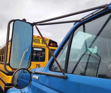 Ford F-700 Left Side View Mirror for a 1995 Ford F700