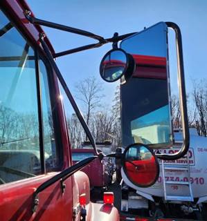 International F2574 Right Side View Mirror for a 1987 International F-2574