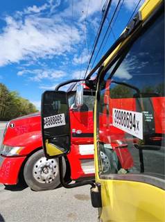 Isuzu NRR Left Side View Mirror