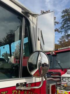 (Used) 1996 Sutphen Fire Truck, Side View Mirror-  Side: Passenger Side,  Type: