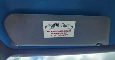 Ford F-700 Sun Visor for a 1995 Ford F700