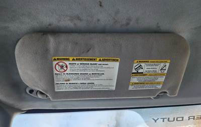 Ford F-750 Sun Visor
