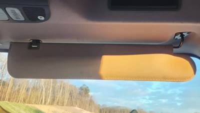 Freightliner 114SD Sun Visor