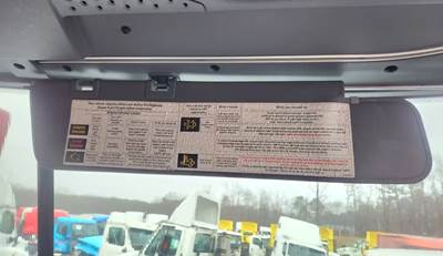 Freightliner Cascadia 125 Sun Visor