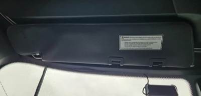 Freightliner Cascadia 126 Sun Visor