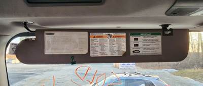 Freightliner M2 106 Sun Visor