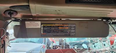 International 9900i Sun Visor