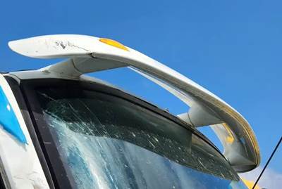 International LT625 Sun Visor