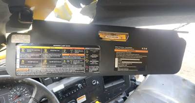 International MV607 Sun Visor