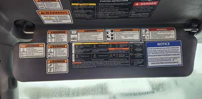 International MV607 Sun Visor