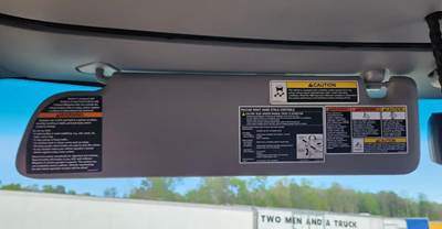 Kenworth T680 Sun Visor