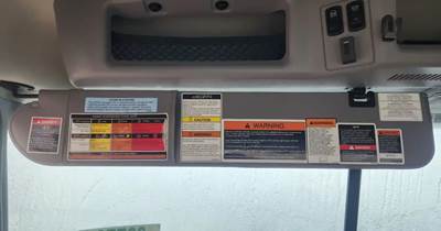 Mack Anthem Sun Visor