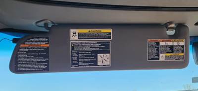 Peterbilt 579 Sun Visor