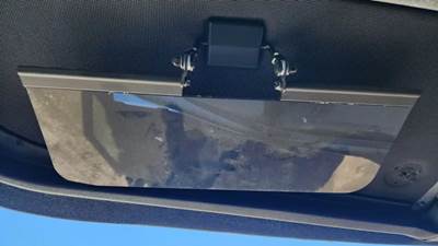 Sutphen Sun Visor for a 2020 Sutphen Fire Truck