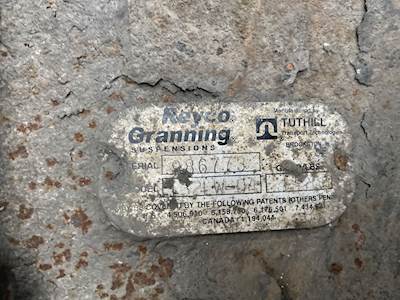 GRANNING Tag / Pusher Axle for a 2009 Freightliner M2 106 Heavy Duty