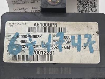 Allison 2200 HS Transmission Control Module (TCM) for a 2011 Freightliner W62