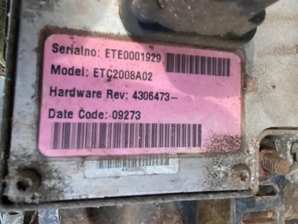 EatonFuller EH6E606BCD Transmission Control Module (TCM) for a 2010