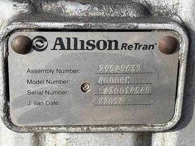 Allison 4000RM Transmission Core