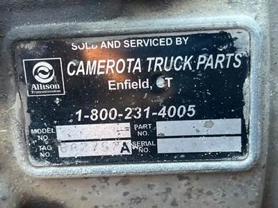 Allison 1000 Transmission for a 2008 Freightliner MT55 Chassis