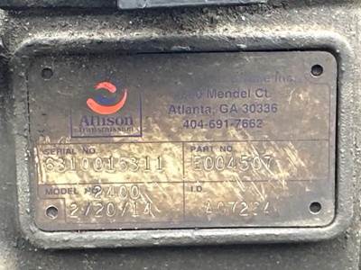 Allison 1000 Transmission for a 2002 International 1652