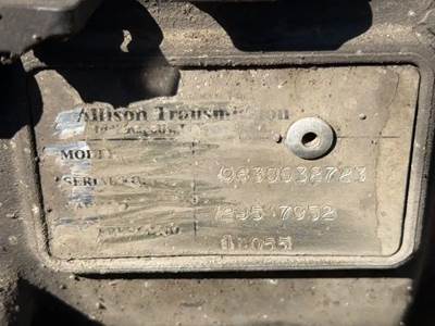 Allison 1000 Transmission for a 2006 Freightliner MT55 Chassis