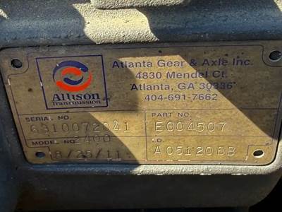Allison 1000 Transmission