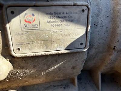 Allison 1000 Transmission for a 2014 Freightliner MT 45G