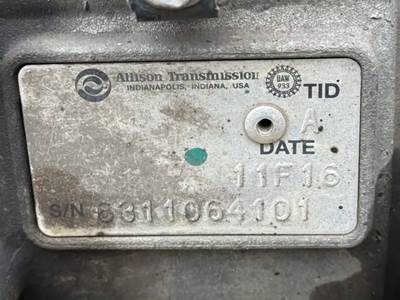 Allison 1000 HS Transmission for a 2011 Workhorse Custom Chassis W62