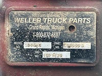 Allison 1000 HS Transmission for a 2006 Freightliner MT45 Chassis
