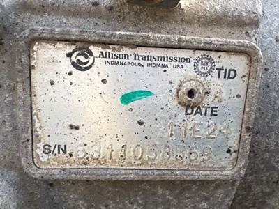 Allison 1000 HS Transmission for a 2011 Workhorse Custom Chassis W62