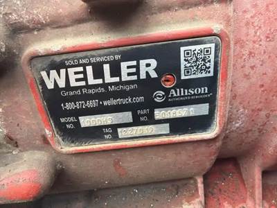 Allison 1000 HS Transmission for a 2012 Freightliner MT45