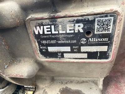 Allison 1000 HS Transmission for a 2012 Freightliner MT55