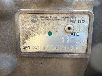 Allison 1000 HS Transmission for a 2012 Freightliner MT45