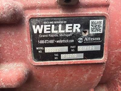 Allison 1000 HS Transmission for a 2012 Workhorse Custom Chassis W62