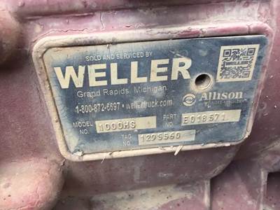 Allison 1000 HS Transmission for a 2012 Workhorse Custom Chassis W62