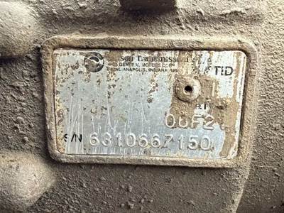 Allison 1000 HS Transmission for a 2007 Freightliner MT45 Chassis