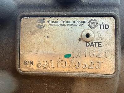 Allison 1000 HS Transmission for a 2011 Workhorse Custom Chassis W62
