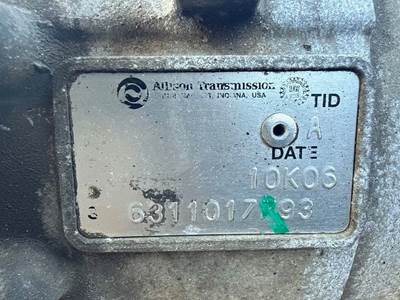 Allison 1000 HS Transmission for a 2012 Freightliner B2