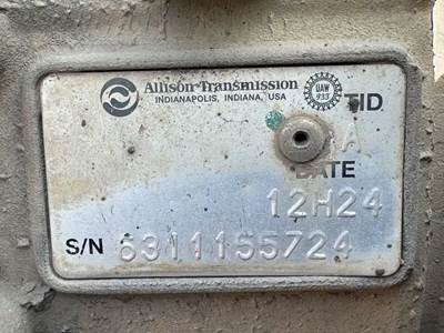 Allison 1000 HS Transmission for a 2013 Freightliner MT 45G
